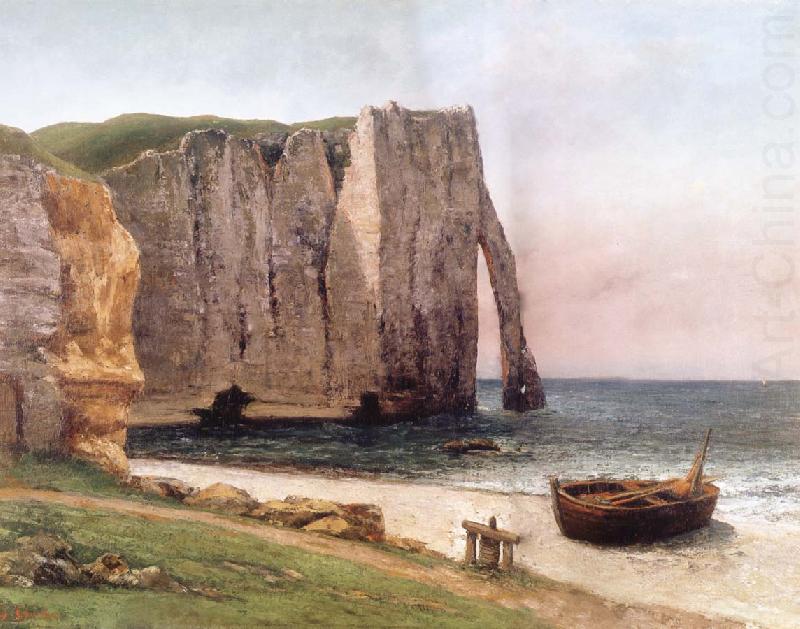 Gustave Courbet Cliff at Etretat oil painting picture